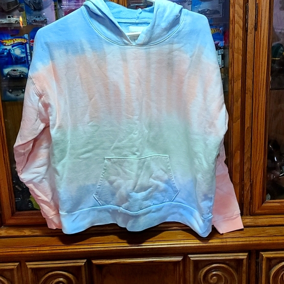 American Eagle Large Ombre Watercolours Hoodie - Picture 1 of 2